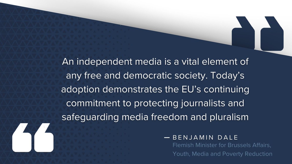 Independent media is vital for any free and democratic society. While the #EMFA protects journalists within the EU, BFMI questions whether journalists in accession states are being left behind. Source:consilium.europa.eu/en/press/press…