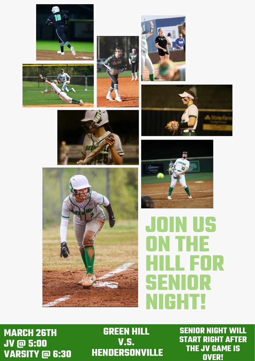Green Hill Softball tweet media