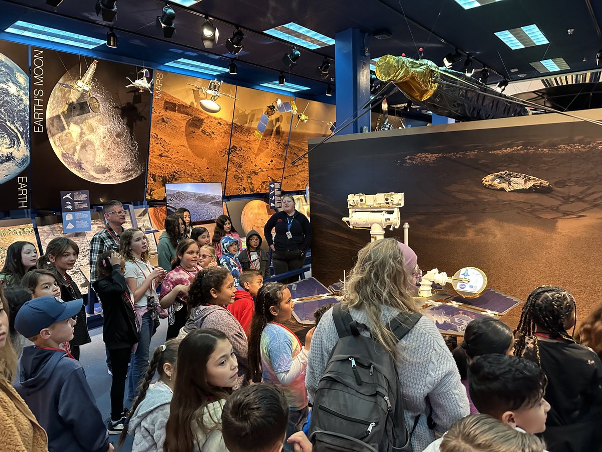 Crafton ELOP program is visiting NASA’s Jet Propulsion Laboratory (JPL) today… seeing AMAZING things!!! #ThisisRUSD #craftoncougars