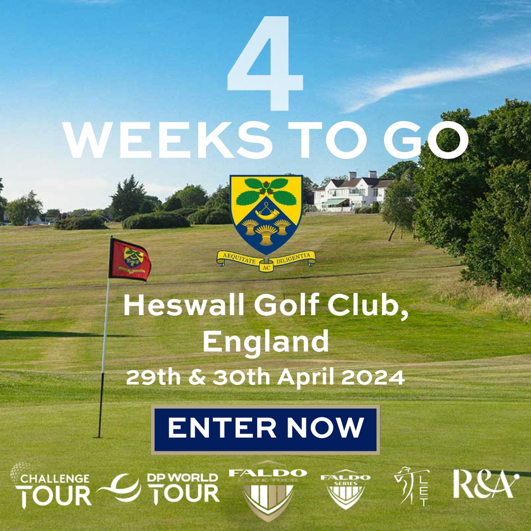 Just one month to go until our 𝗙𝗮𝗹𝗱𝗼 𝗘𝗹𝗶𝘁𝗲 𝗲𝘃𝗲𝗻𝘁 at Heswall Golf Club. Spaces are filling up fast so head over to our website to sign up now. faldoseries.com/the-faldo-futu… #faldoelitetour #challengetour #randa #dpworldtour #tomorrowschampions #ladieseuropeantour