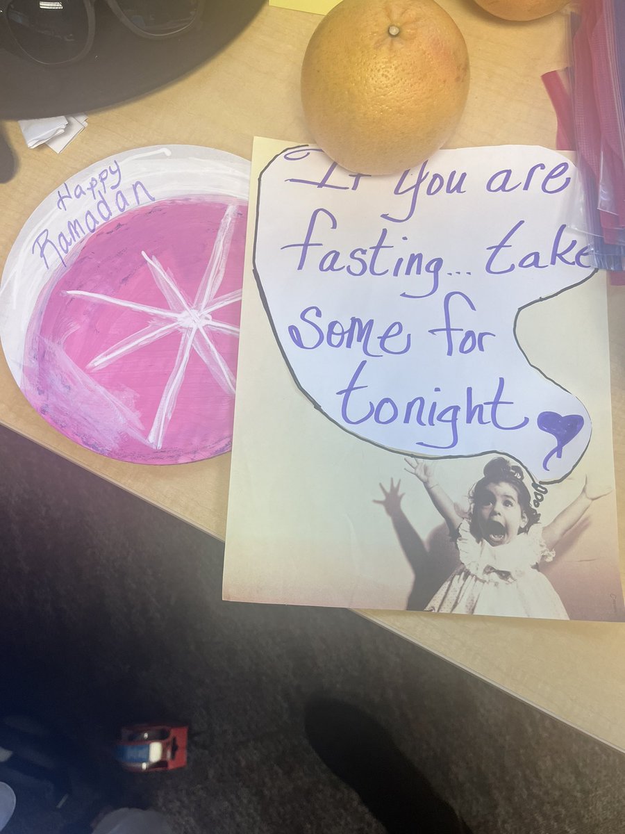 The SRE LIFT team hosted an amazing staff treat day today.  They had so much yummy food and a fun theme.  With that being said, this was my favorite part.   Thank you for including everyone.