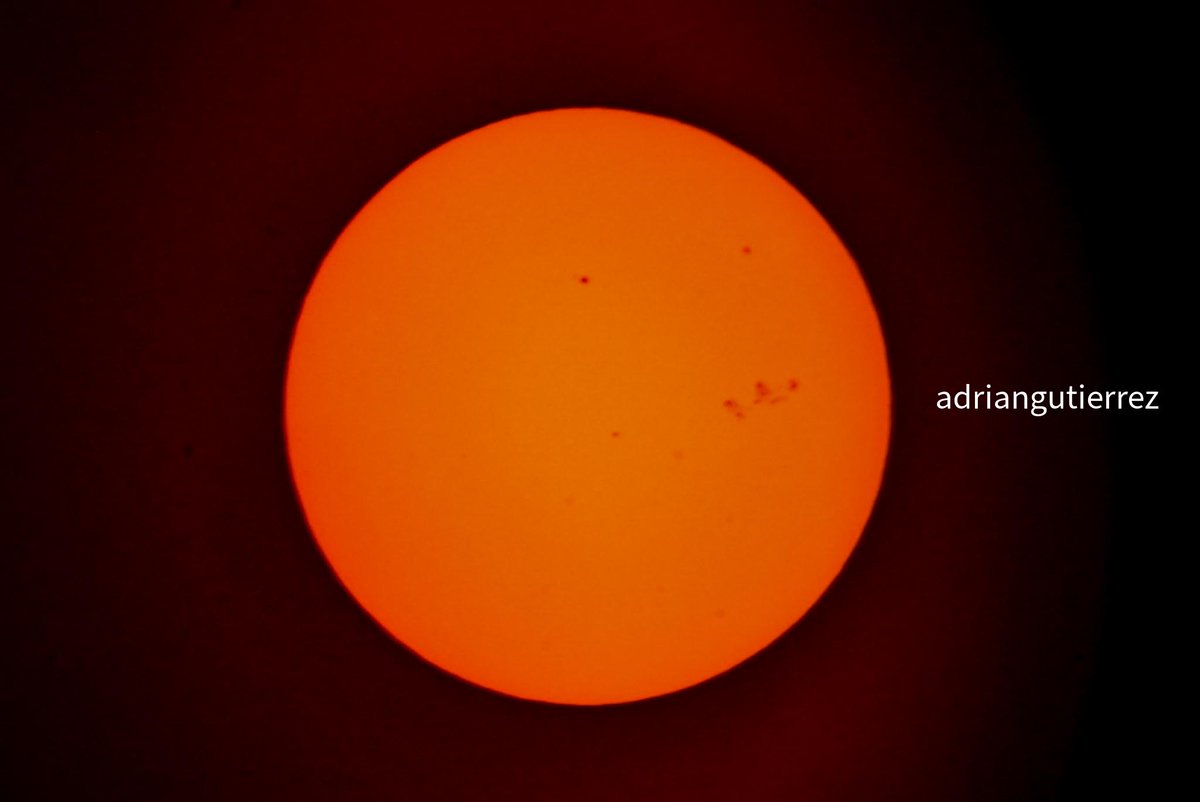 <a href="/BurtonFitz3/">Burton Fitzsimmons</a> 1200pm
3.26.24 #Austin
Nikon Z5+50mm lens+ Celestron telescope +Celestron solar filter.

Visible sunspots