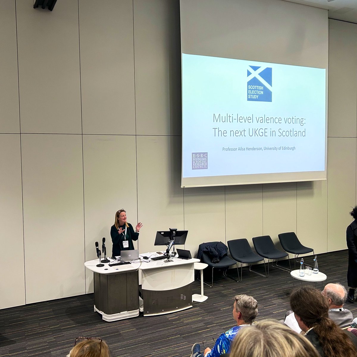 Great to have @ailsa_henderson kick off the #psa24 keynotes, sharing insights into trends and patterns of voting by the Scottish electorate