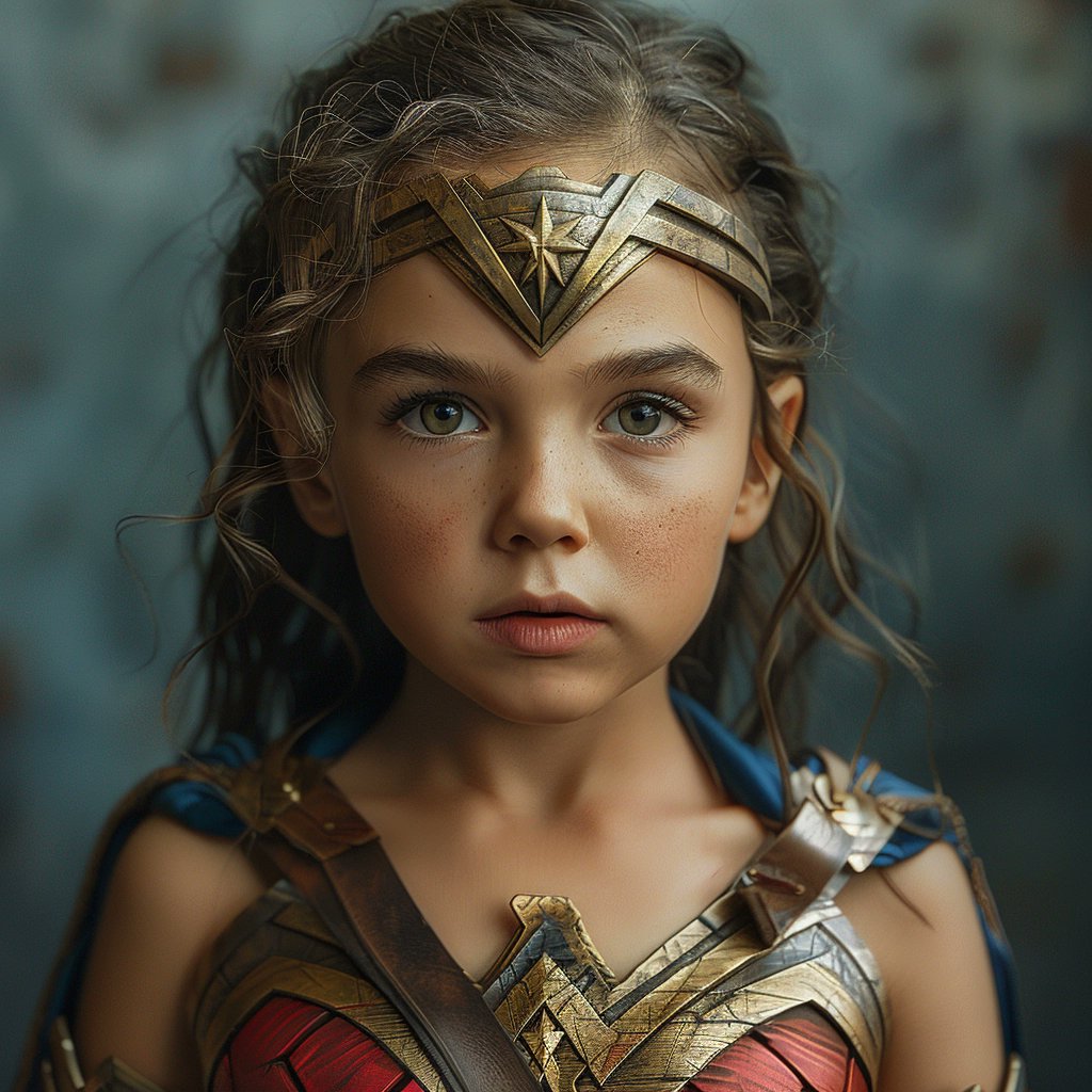 NordwulfLive's tweet photo. Raise your daughter to be a force of nature, but no matter how grown up she gets, remember she will always be your little girl #tomydaughter #happybirthday #midjourney #aiart #digitalart #wonderwoman https://t.co/DaAwrkKkkq