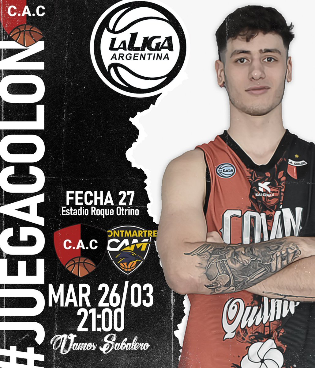 Colón Básquet 🏀❤️🖤 tweet media