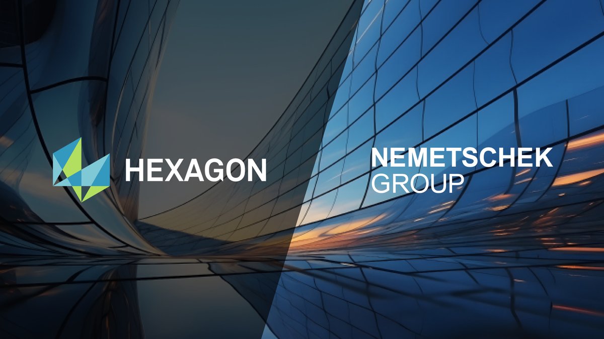 The @NemetschekGroup & @HexagonGeo announced to form a strategic partnership to accelerate the #digitaltransformation of the AEC/O industry. 1st step: drive adoption of #digitaltwins by offering a seamless end-to-end workflow for building operations. PR | ngrp.info/nemhex_en