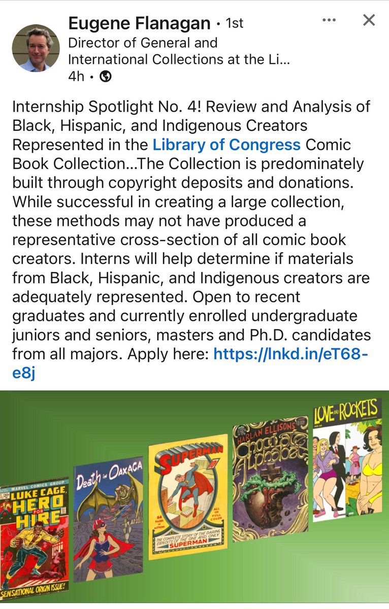 FYI for <a href="/comicsatsdsu/">Comics at SDSU</a> - maybe we should get together with <a href="/librarycongress/">Library of Congress</a>?