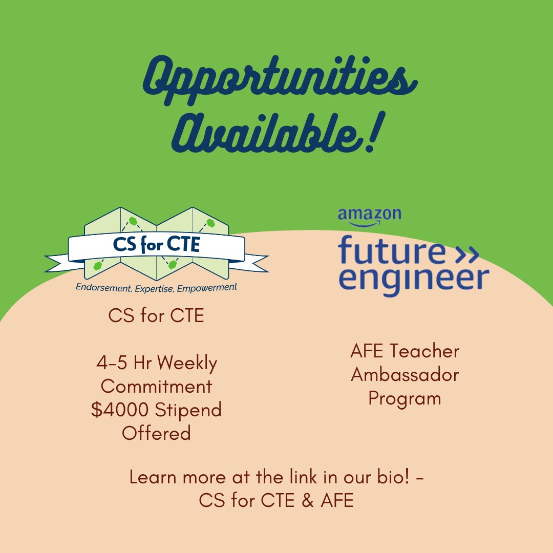 Check out these great opportunities for educators in Virginia! Learn more here: mailchi.mp/codevirginia/i…