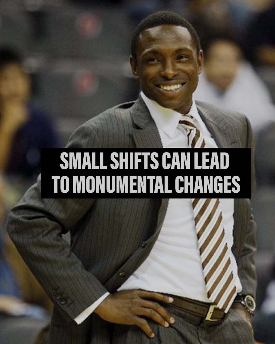 CoachAvery6's tweet photo. Subtle shifts in behavior, mindset, and approach can accumulate, leading to significant transformations and achievements. Embrace the power of small steps in achieving larger goals through continuous improvement. #CoachAvery #SmallShifts #Transformation https://t.co/A9Jtuk4eBl