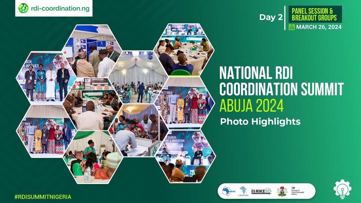 Day 2 ends with a unified direction on how a clear RDI roadmap can contribute to the "Renewed Hope Agenda"  of the <a href="/NGRPresident/">Presidency Nigeria</a> of Nigeria. <a href="/WACREN/">WACREN</a> <a href="/UKinNigeria/">UK in Nigeria🇬🇧🇳🇬</a> #RDIsummitNigeria