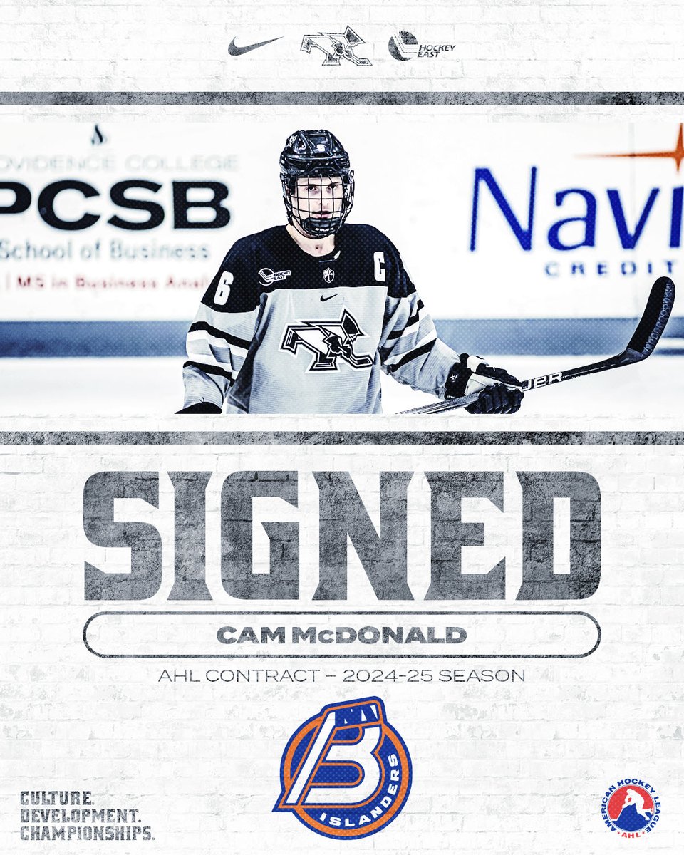 Wishing our all-time leader in games played and co-captain
Cam McDonald the best of luck on his pro journey with the <a href="/AHLIslanders/">Bridgeport Islanders</a> for the 2024-25 season!

#ProFriars