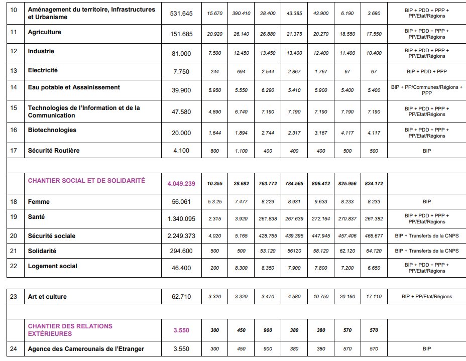 PP : Partenaires privés (Banques commerciales et/ou d’affaires, investisseurs privés nationaux et internationaux,…) PPP : Partenariat Public/Privé