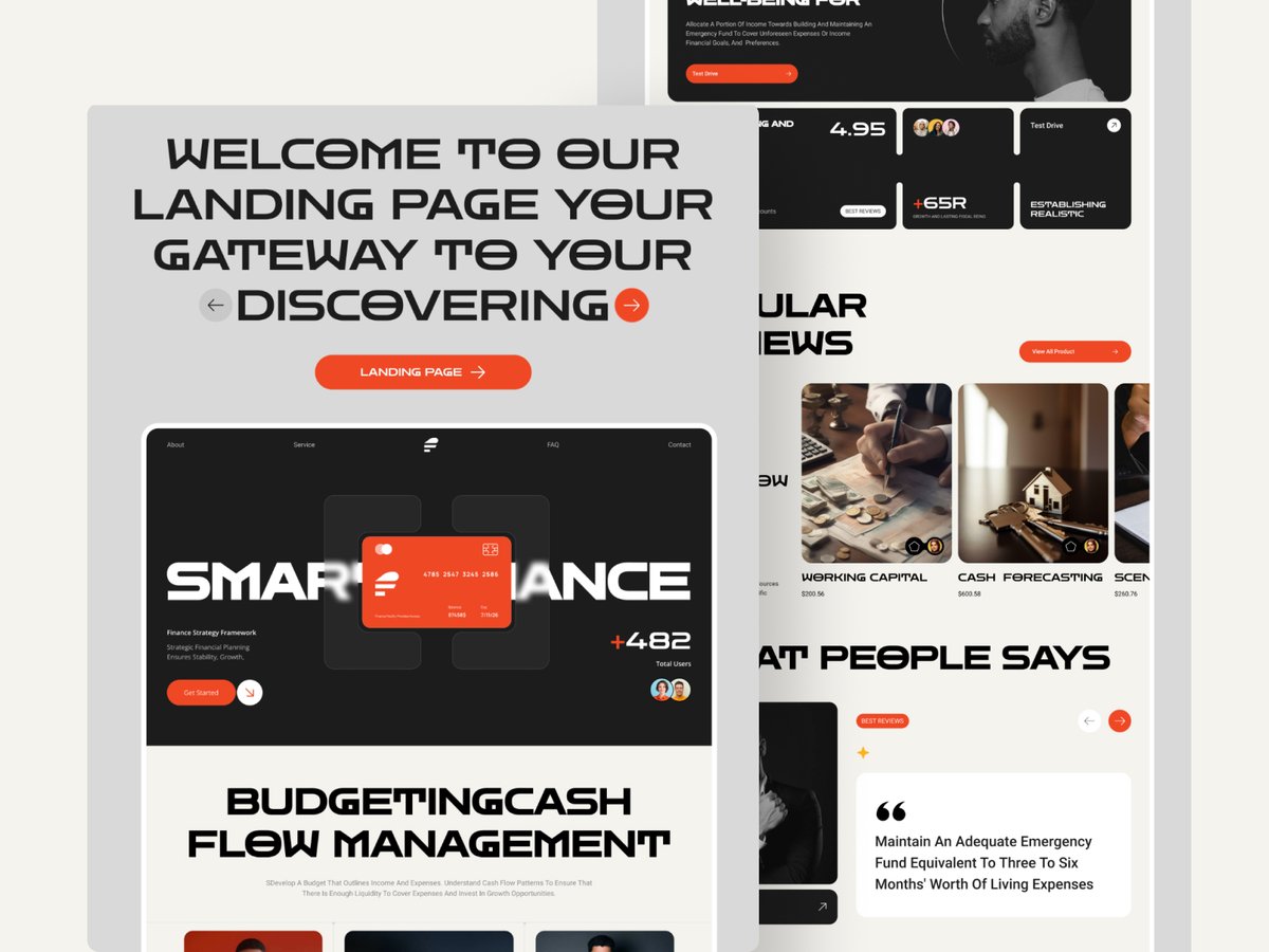 FLOW MANAGEMENT FINANCE WEBSITE

Take a look at their incredible accomplishments at elegen.co

#saas #saaslandingpage #landingpage #uidesign #uiux #webdesign #websitedesign #saasdesign #saaswebsite #fincnce #Financial