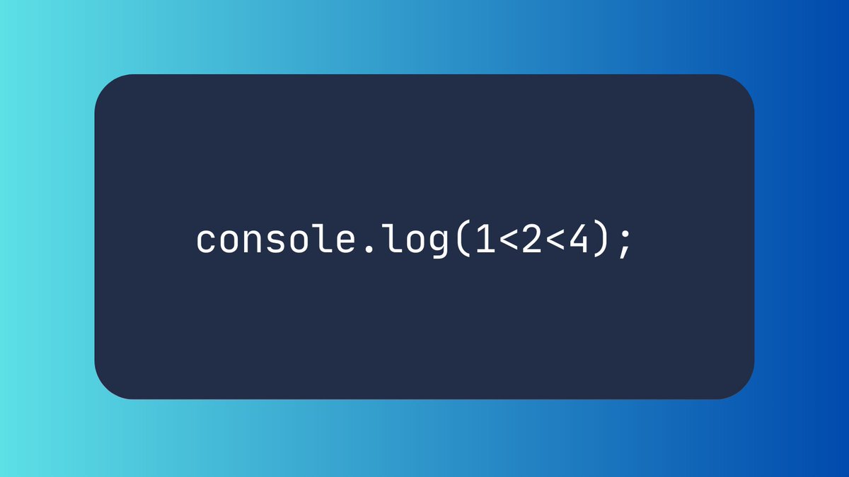 What is the output of the following JavaScript code?

#javascript #buildinpublic #LearnInPublic #InterviewTips