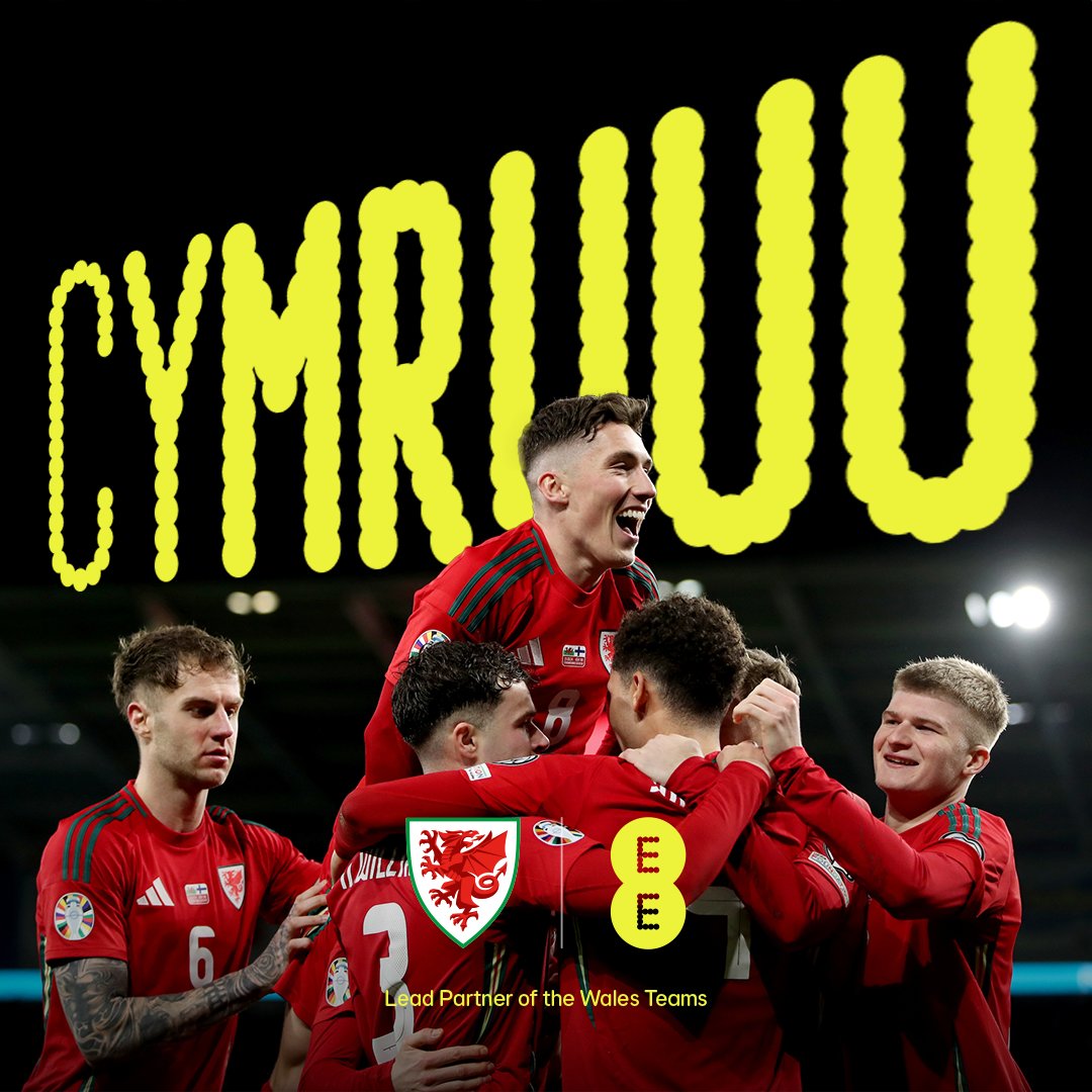 Here's hoping for another Welsh goal fest! We're rooting for @Cymru ahead of tonight’s showdown with Poland. Un cam arall – one last effort. #TogetherStronger