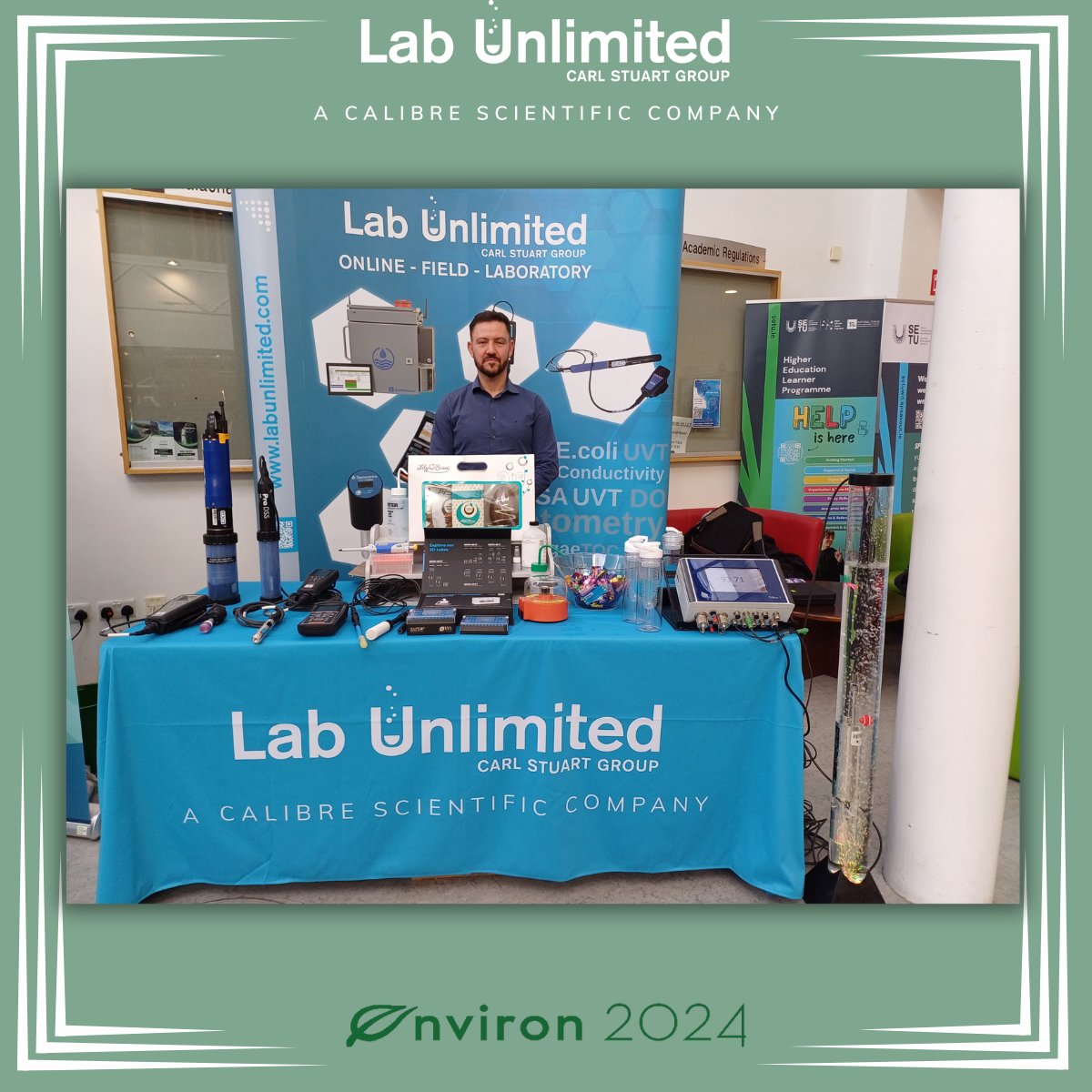 🌿Day One at Environ 2024 was a huge success!🌿
Our team had a great time showcasing environmental insights & are looking forward to day two! If you see us, visit our stand to chat & look at some of the latest water testing technologies🌊
 
#EnvironmetalResearch #Environ2024