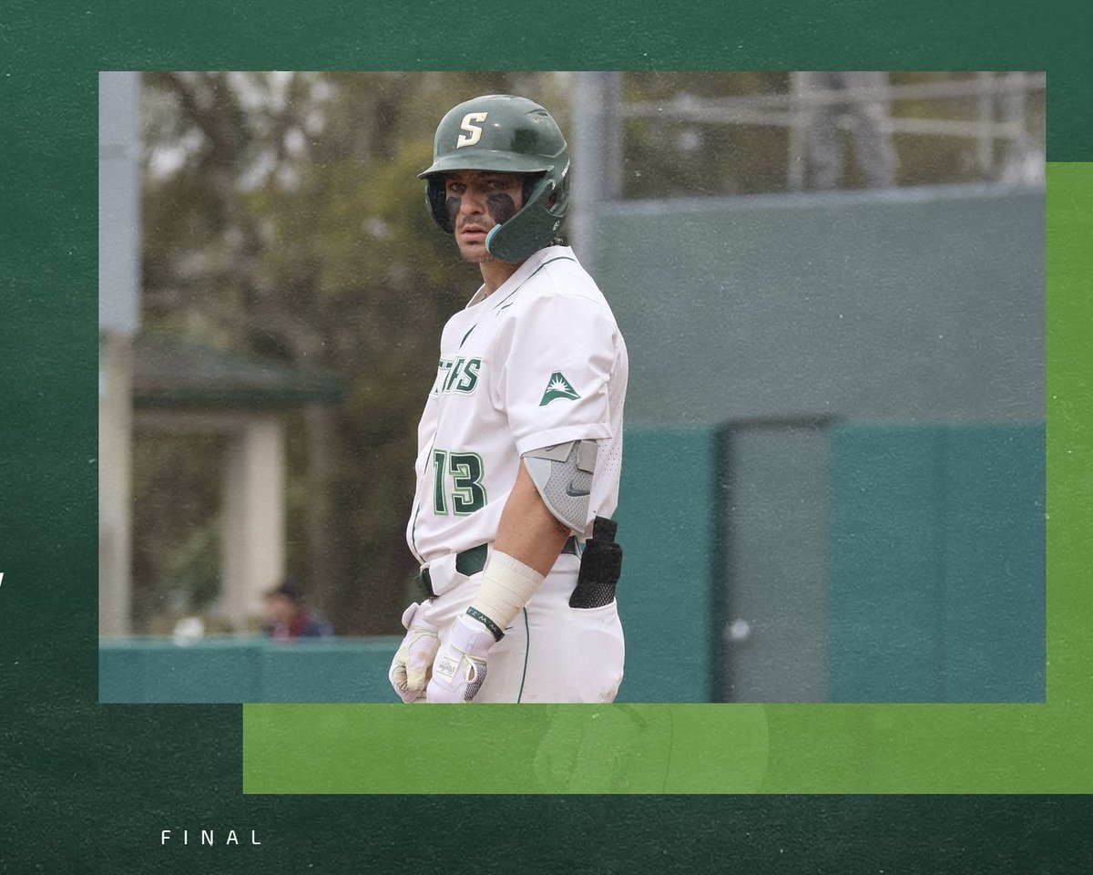 prospectdugout's tweet photo. ☀️ASUN Recap: @stetsonbaseball (16-9) swept Lipscomb in Conference play this weekend!

CF @kyle_jones142 collected 6 hits &amp; 3 RBI’s 💪
3B @barkettisaiah had 4 big hits w/ 1 RBI 🔥

Next up: @ EKU on Thursday
-
#NCAA #ASUN #PDscouting #collegebaseball https://t.co/KeRzMQPsSB