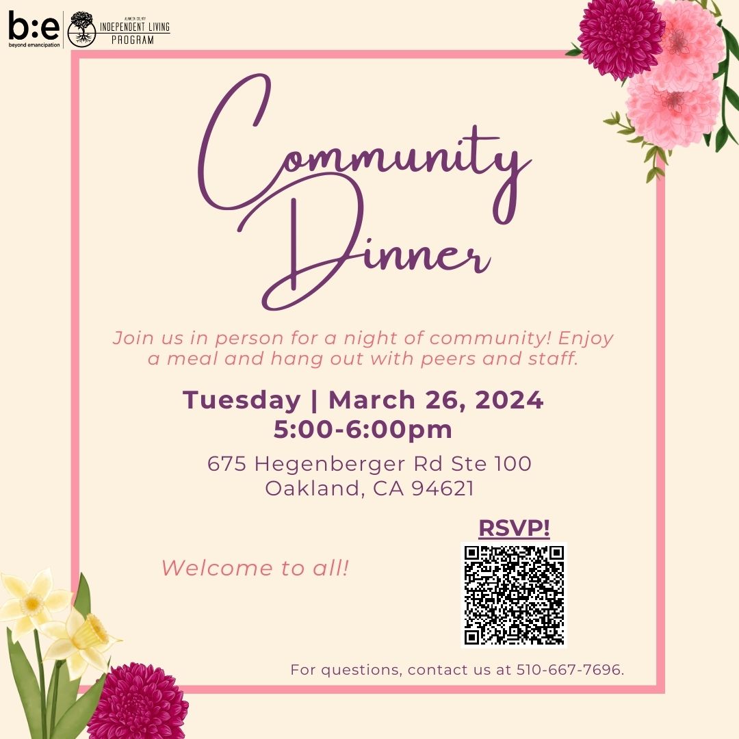 This month's Community Dinner is today at 5pm. All are welcome to come and enjoy a meal with us.
#be4youth #acilp #communitydinner #community