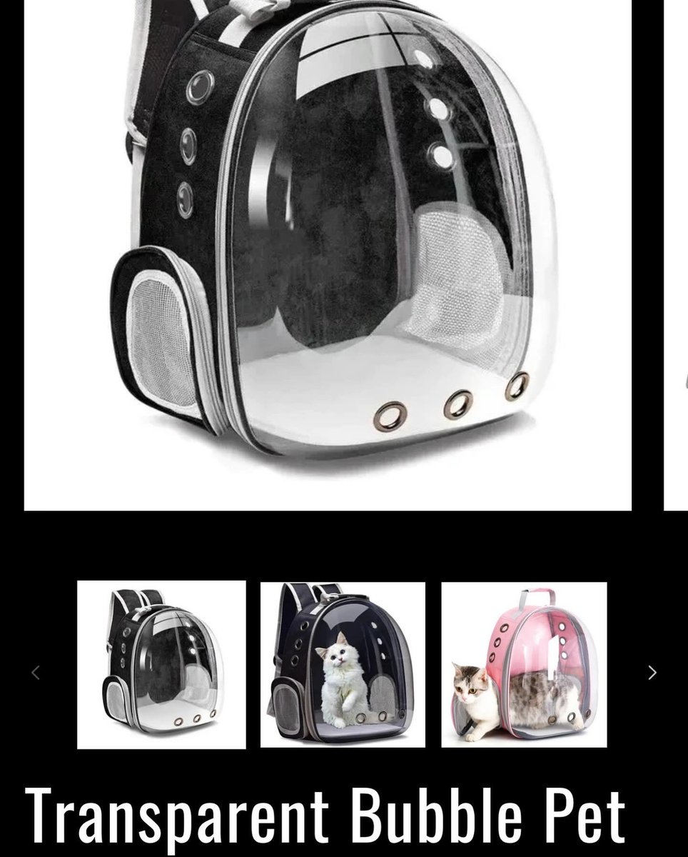 ShopMUniverse's tweet photo. Travel in style with your furry friends in our Transparent Bubble Pet Carrier Backpack! 🎒🐱🐶🐦 Perfect for cats, puppies, birds, and more, this innovative pet carrier provides visibility, ventilation, and safety on the go. Get yours at https://t.co/s1tsHU30dz for $44.99 USD https://t.co/EFuZ2WqjRN
