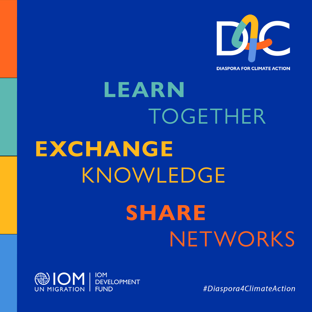 #Diaspora groups are key partners, with expertise and global connections to accelerate #ClimateAction in countries of origin and residence. How is #Diaspora4ClimateAction project supporting diaspora? Find out 👉 shorturl.at/iqsT5