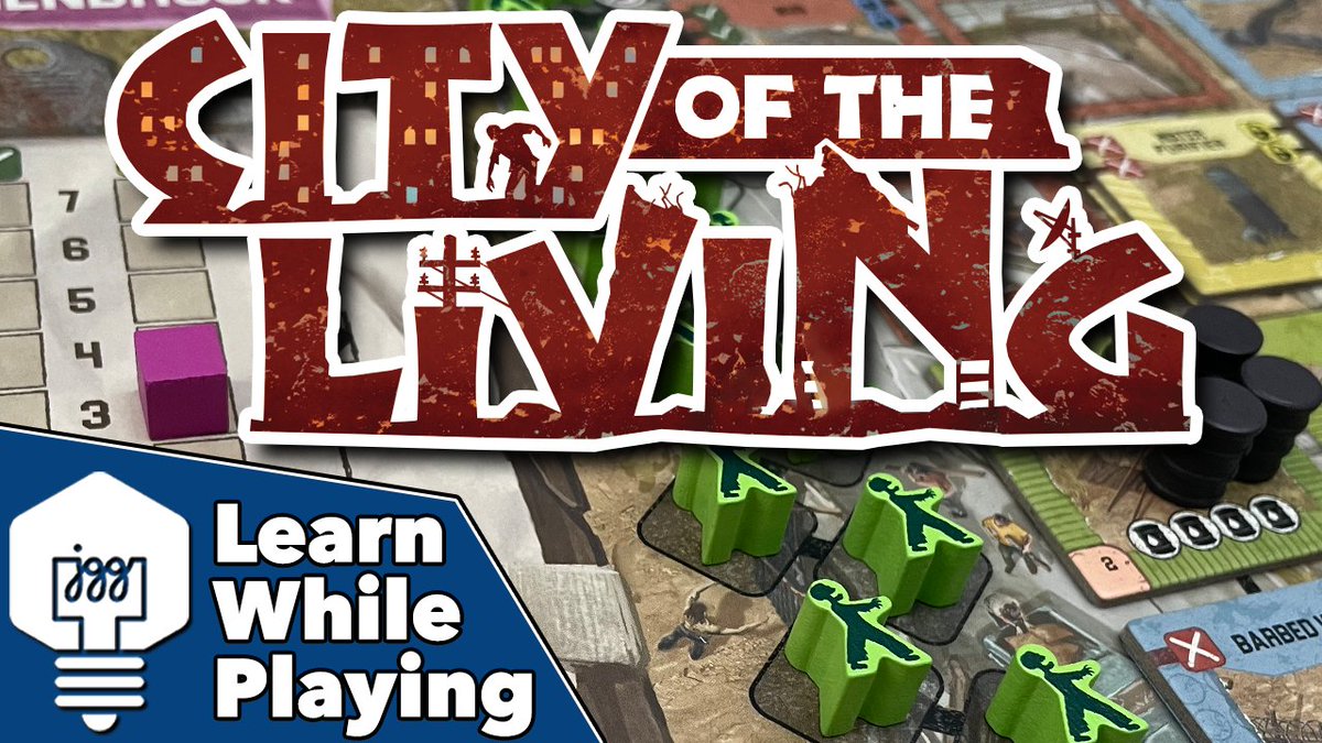 It's time to learn City of the Living while actually playing it! Check it out here -> youtu.be/5H8gWTE0x8o