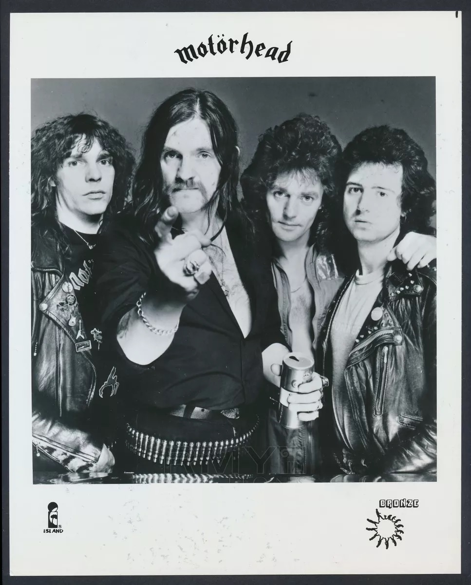 This is a Bronze Records promo photo for the No Remorse album from 1984, which celebrates 40 years in September! motorhead.lnk.to/noremorse