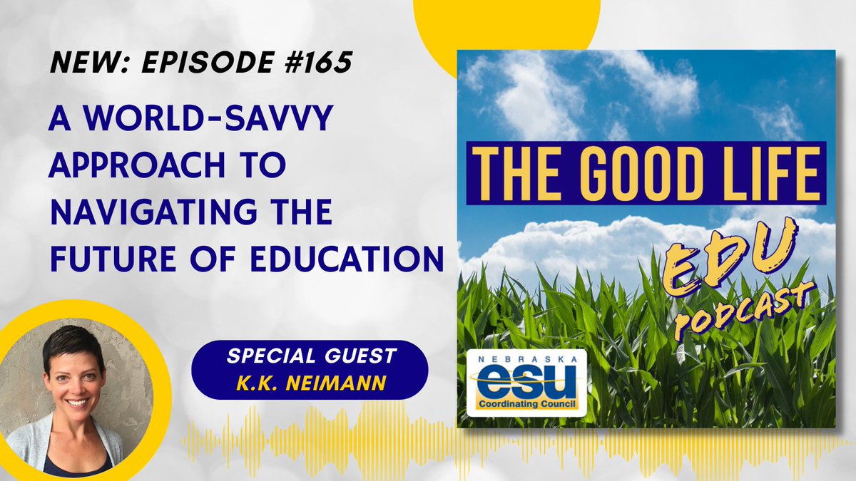 🚨New on #TheGoodLifeEDU Podcast, KK Neimann of @WorldSavvy shares how their partnerships w schools & teachers has sparked #education innovation & student growth in global competencies🌎 ⬇️Where to 🎧⬇️ 👂Apple bit.ly/TheGoodLifeEDU 👂Spotify bit.ly/thegoodlifeedu #ESUCC #K12
