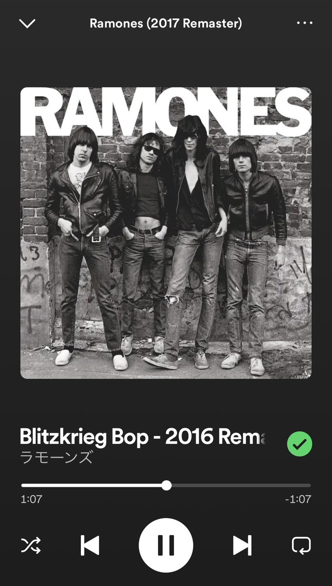 #FMゆりかもめ
#BlitzkriegBop
#Ramones