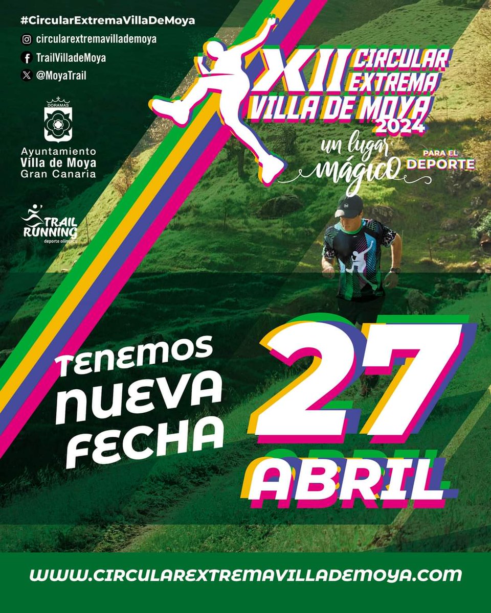 ‼️‼️ Atención‼️ Ya tenemos nueva fecha para la XII #circularextremavillademoya.

➕ Info: villademoya.es/comunicados/36…