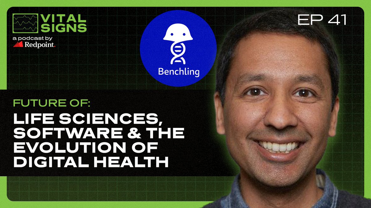 🎙️New Vital Signs with @malayhgandhi and @nikillinit on: - Revisiting Malay's early digital health pieces - Future of life sciences & RWE - Lessons from @benchling - Opportunities for AI in healthcare Spotify: spoti.fi/3ITnrqA Apple: apple.co/43xelJK