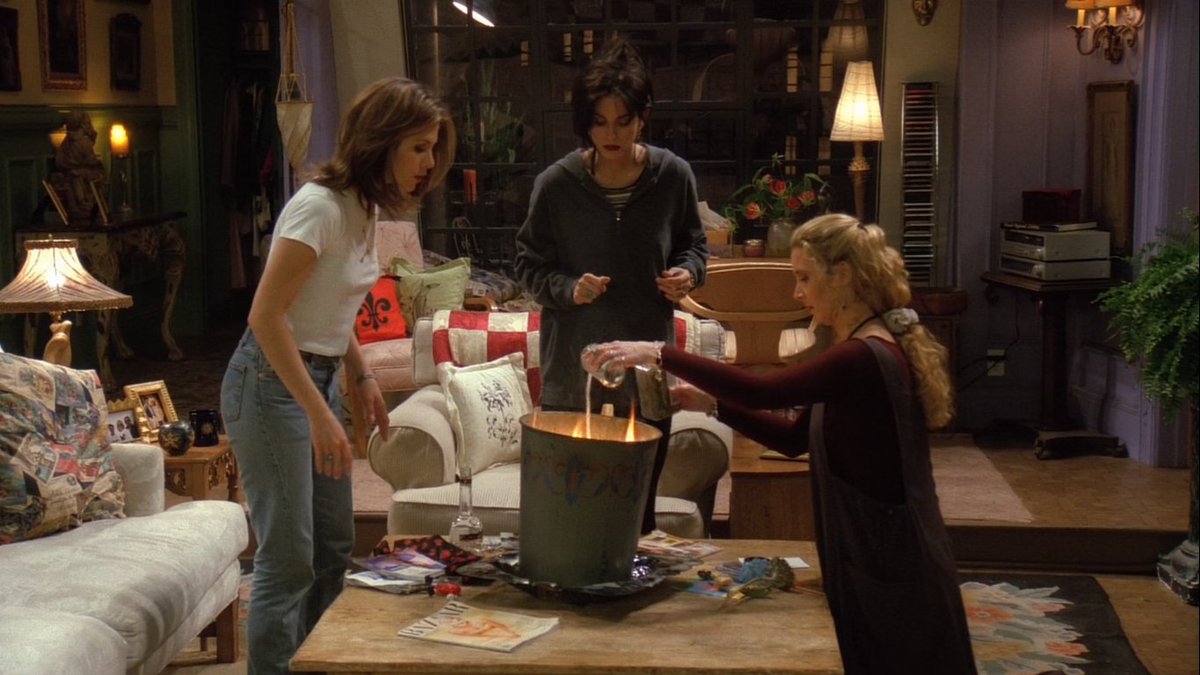 rip monica, phoebe and rachel you would've loved galentine's day