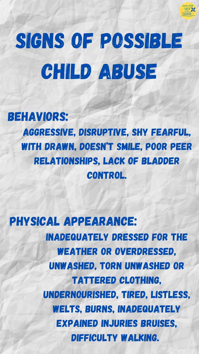 Children can hide that they are being abuse. Here are the sign of possible child abuse to look out for. If you think a child is being abuse, Call (800) 331-1585  #TularecountyCAPC #EndChildAbuseInTC #ChildAbusePreventionMonth #CAPMonth #PassThePinwheel