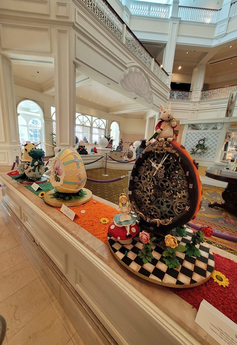 Easter egg display at Disney's Grand Floridian Resort & Spa.
#travelagent #wishwithcrystal #followme #wishYOUwerehere #stayonproperty #takethetrip #waltdisneyworld #makememories #parkhopping #contactmebeforeyoubook   #trustedtraveladvisor #letstravel