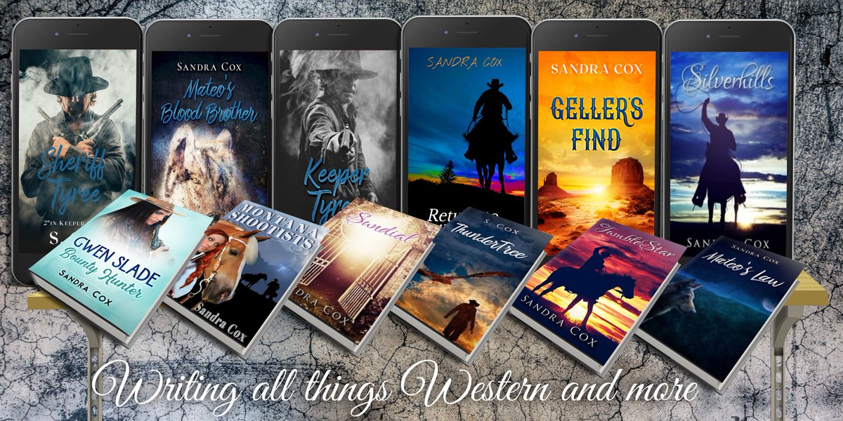 Visit The Amazon Page of @Sandra_Cox. amazon.com/stores/Sandra-… '5⭐️- This cowboy story has it all...range wars, rustling, gun fights, non-stop action...sweet romance.' #western #westerns #oldwest #cowboys #cowgirls #romance #westernromance #action #adventure #books #ebooks