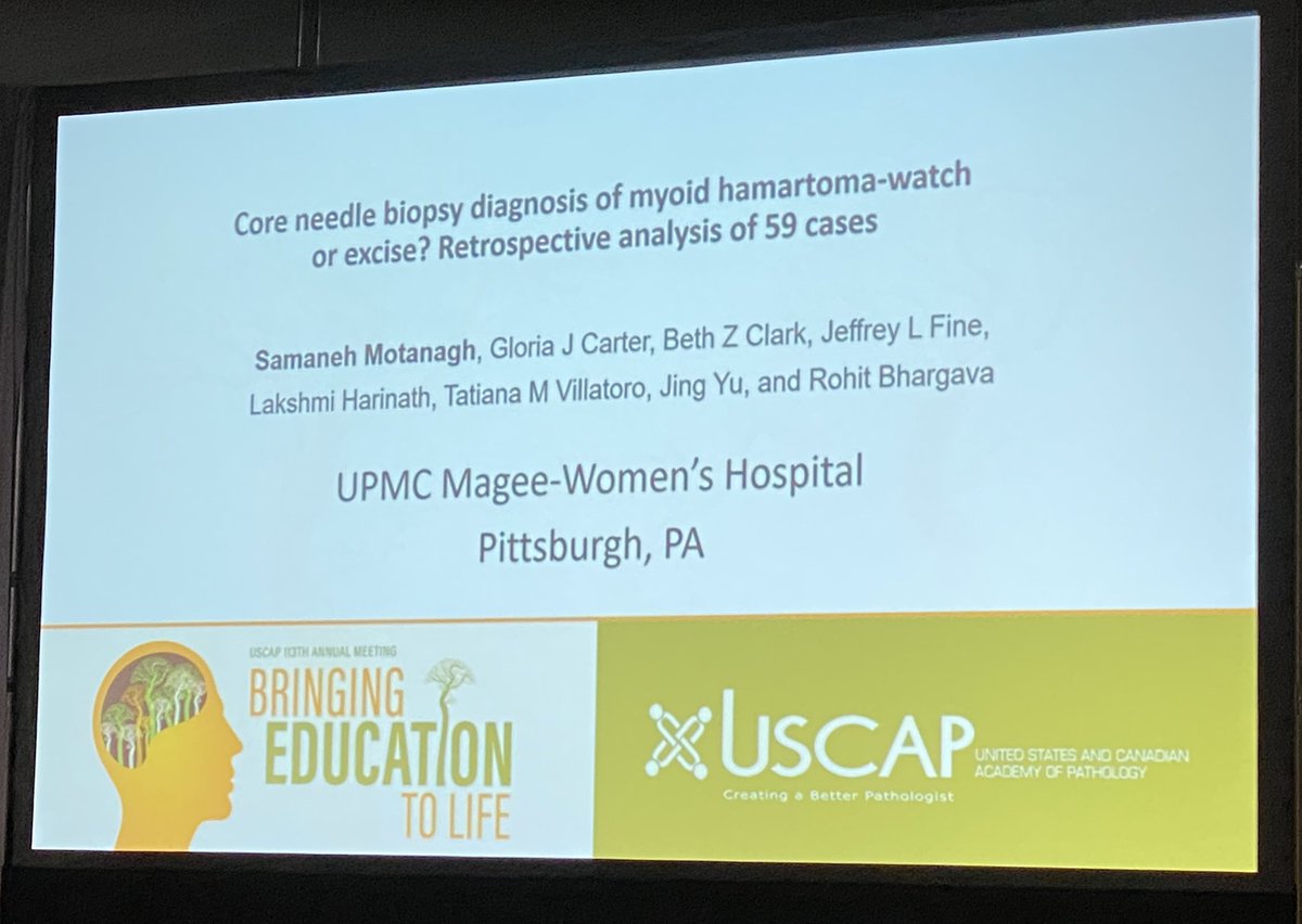 It’s so great to see prior @DHPathRes trainees finding their stride. Congratulations @samane_az on your platform presentation! #USCAP2024