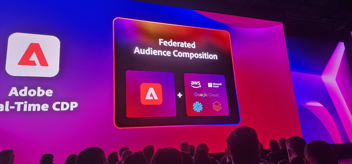 sivagatwork's tweet photo. Adobe Experience Plaform and Federated Audience Composition - FDA Lives! #adobesummit https://t.co/VcBFU91BOw