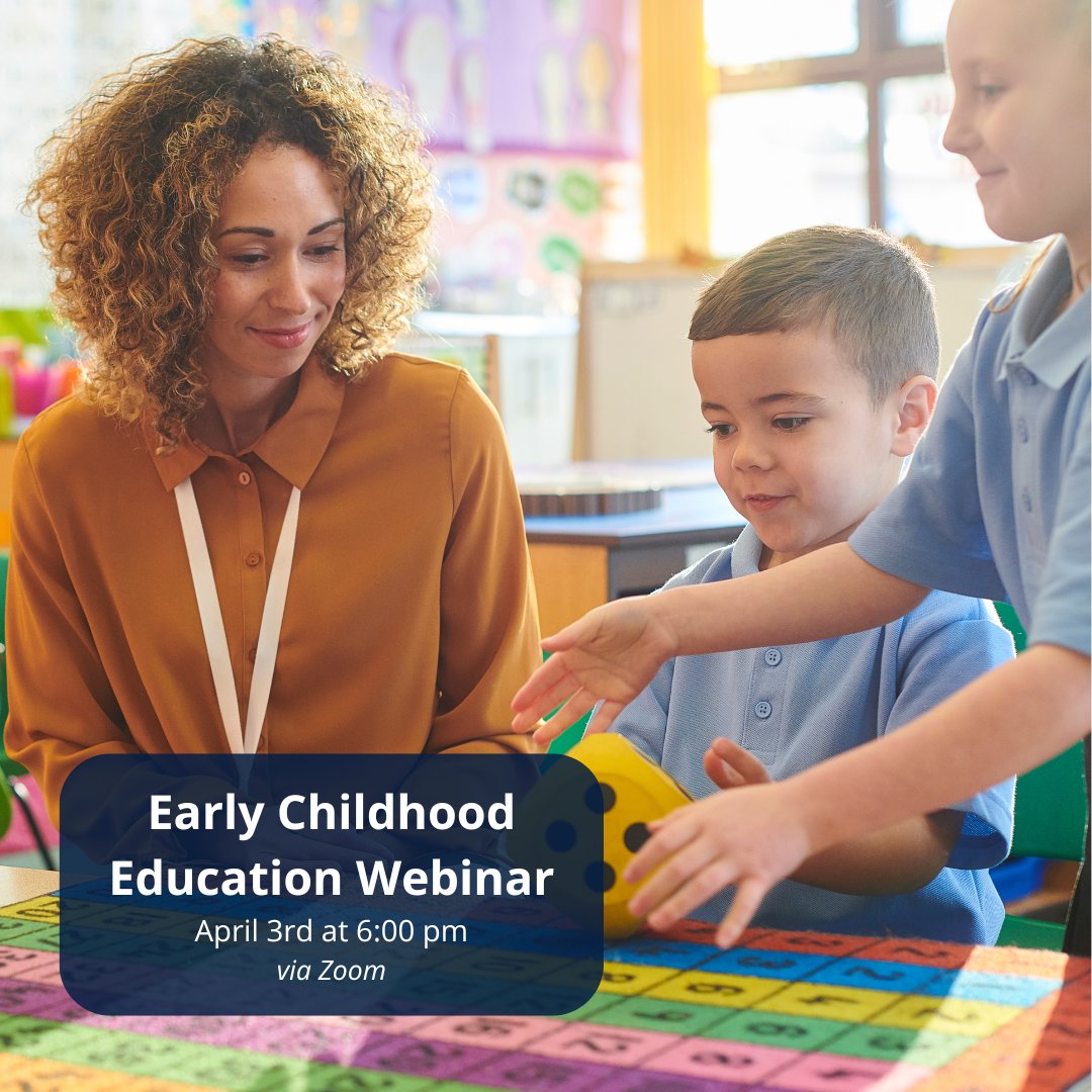 On April 3rd, join us for a webinar where you’ll about rewarding careers in Early Childhood Education! 

Register here: bit.ly/3vsDSqR



#earlychildhoodeducation #ece #education #careertraining #jobtraining #childdevelopment #EasternCollege