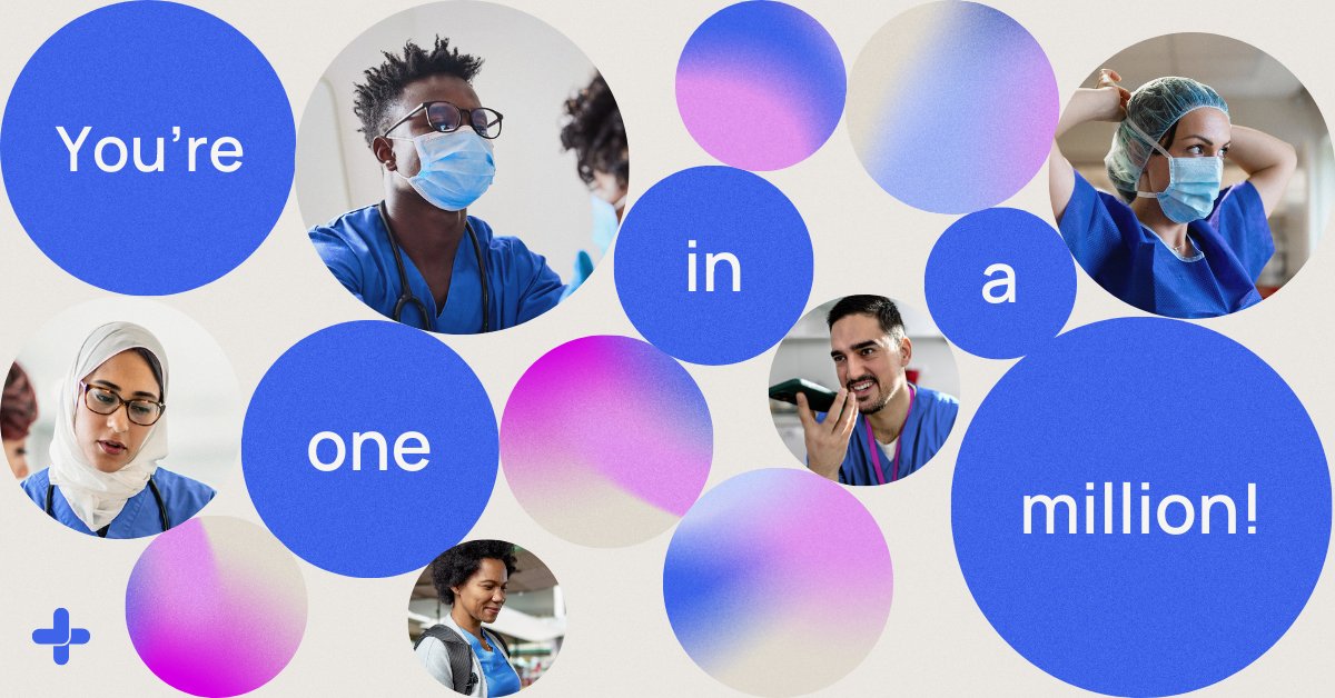 1 MILLION 💙 We're honored to share that @JoinIncredible hit 1 million nurses and 1,500 US hospitals, making us the largest healthcare career marketplace. Thank you to the nurses who trusted us with your careers and the hospital partners who make Incredible Health incredible.