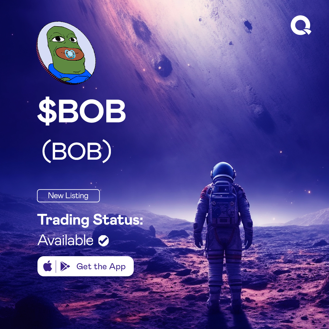 QuidaxGlobal's tweet photo. #ICYMI

📣Quidax New Listing: $BOB @BobEthToken 
✅Trading pair: $BOB/ $USDT,

Visit the Quidax app to start trading 🚀 https://t.co/teKAIqOhDr