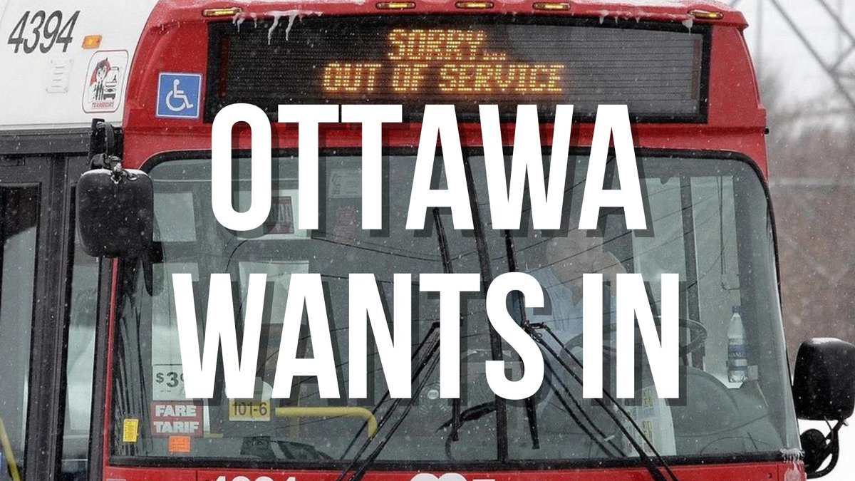 .@OC_Transpo is projecting a $50 million deficit, laying off employees and suffering from low ridership. It needs support from #Ontario to get people riding again. Just like @fordnation did for Toronto! #OttawaWantsIn #ottcity #onpoli #ottnews #ONBudget