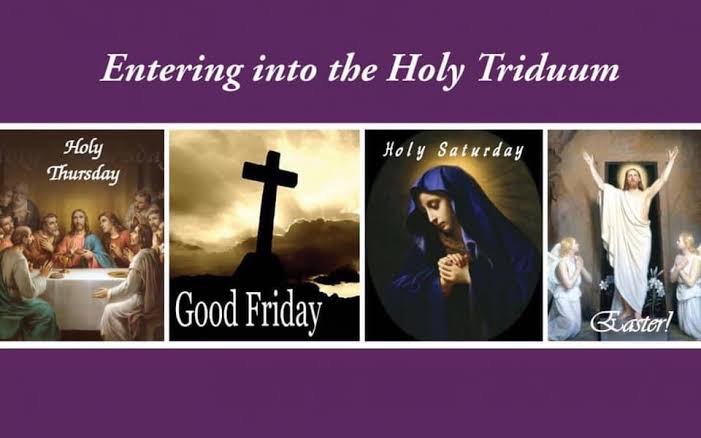 Dear Christians, use today and tomorrow to get all the rest you can because from Thursday, Church activities of the Holy Triduum will be back-to-back.