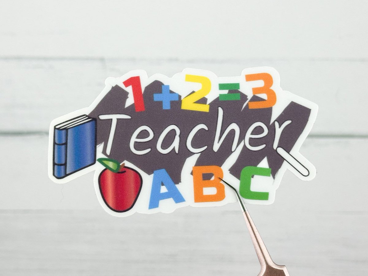 Looking for a gift for your favorite teacher? dcsdigitaldecorshop.etsy.com/listing/170287… #teachersticker #teacherappreciationday #profession #waterbottlesticker #teachersaide #laptopdecal