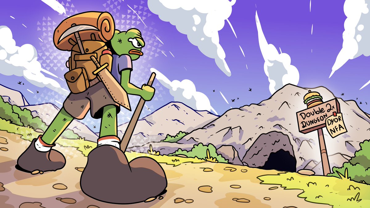 Who is this BASED fren here? And why is he trying to go into this dungeon?

DYOR NFA