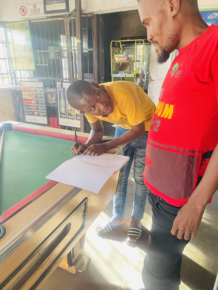 ST_Mahlangu's tweet photo. We engage with our people everywhere! 
Tarvens 
Taxi ranks 
Churches 
Factories 
 
We are consolidating the ground towards socialist power to create Jobs, Land and stop Load shedding now. 

#VoteEFF https://t.co/e7n3zHnopE
