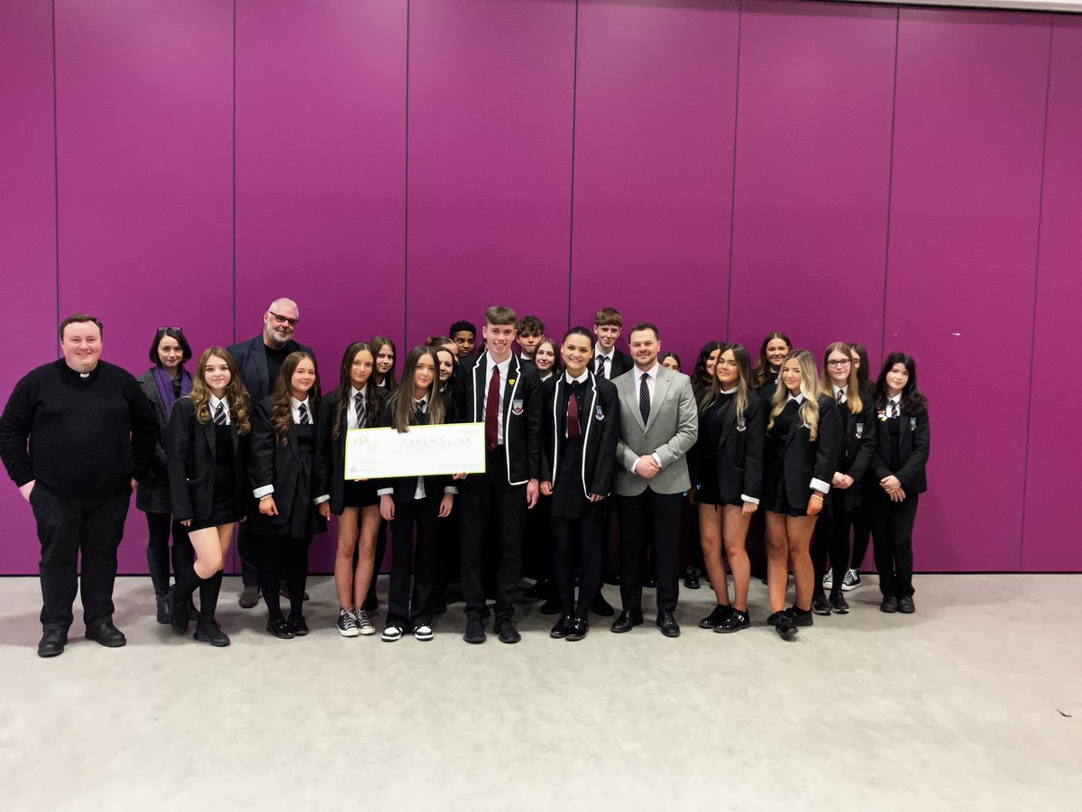 Thank you to everyone who made @ypi_scotland possible this year. Although all of S3 work hard, there can only be one winner and @carerslinkeastdun who were championed by St Andrew house received £3,000 due to the hard work of St Ninian’s pupils. Well done everyone!