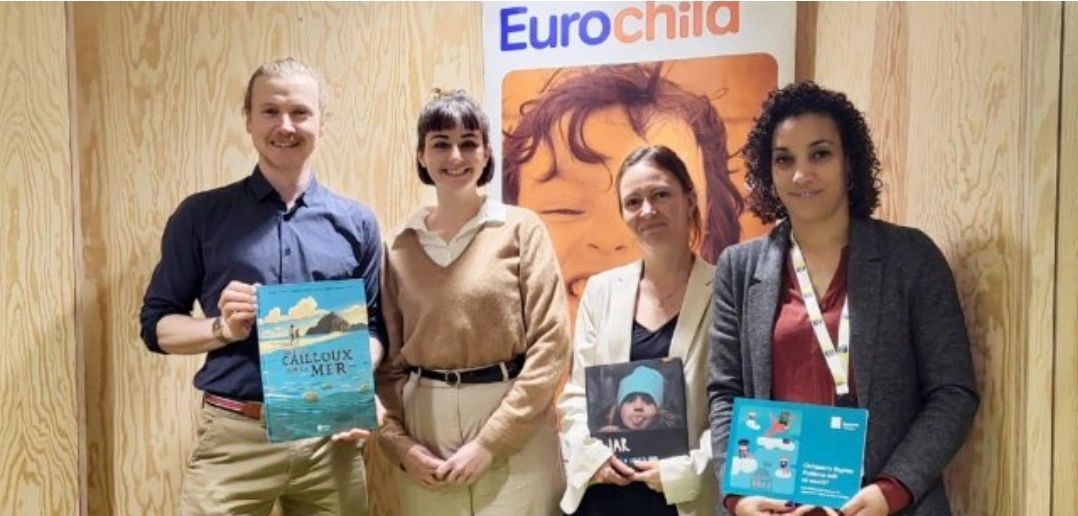 Something I really enjoy about working with @Eurochild_org is getting to meet inspiring #childrights civl society organisations, like Haki Za Wanatsa from Mayotte, who visited last week while in Brussels!