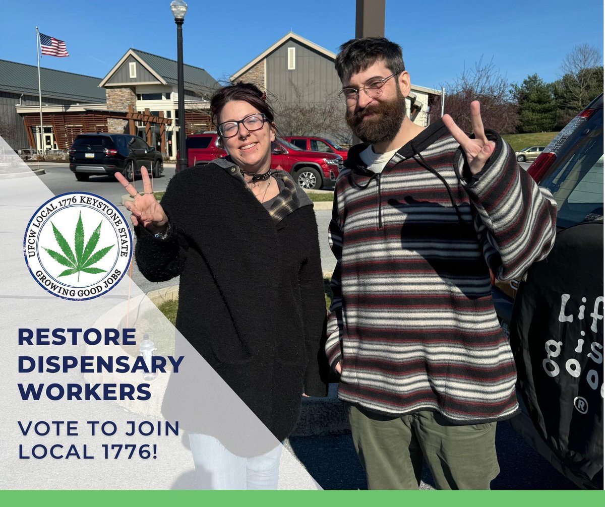 After concerns regarding unfair workloads, workplace safety & earning a livable wage went unacknowledged, they chose to come together & form a union at their workplace ✊🏼 #Solidarity #cannabisunion