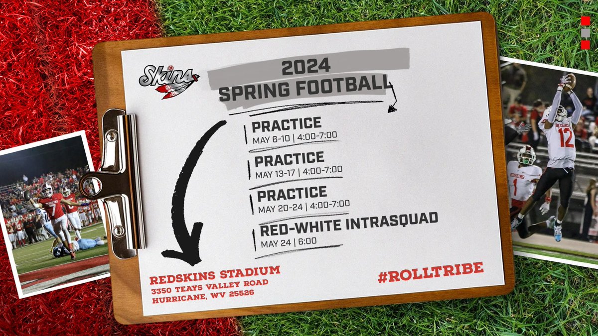 Hurricane High School Football (@redskinsftbl) on Twitter photo Hurricane Redskins Spring Football Schedule 2024-All Colleges and Universities are invited! #ROLLTRIBE Hurricane Redskins Spring Football Schedule 2024-All Colleges and Universities are invited! #ROLLTRIBE
