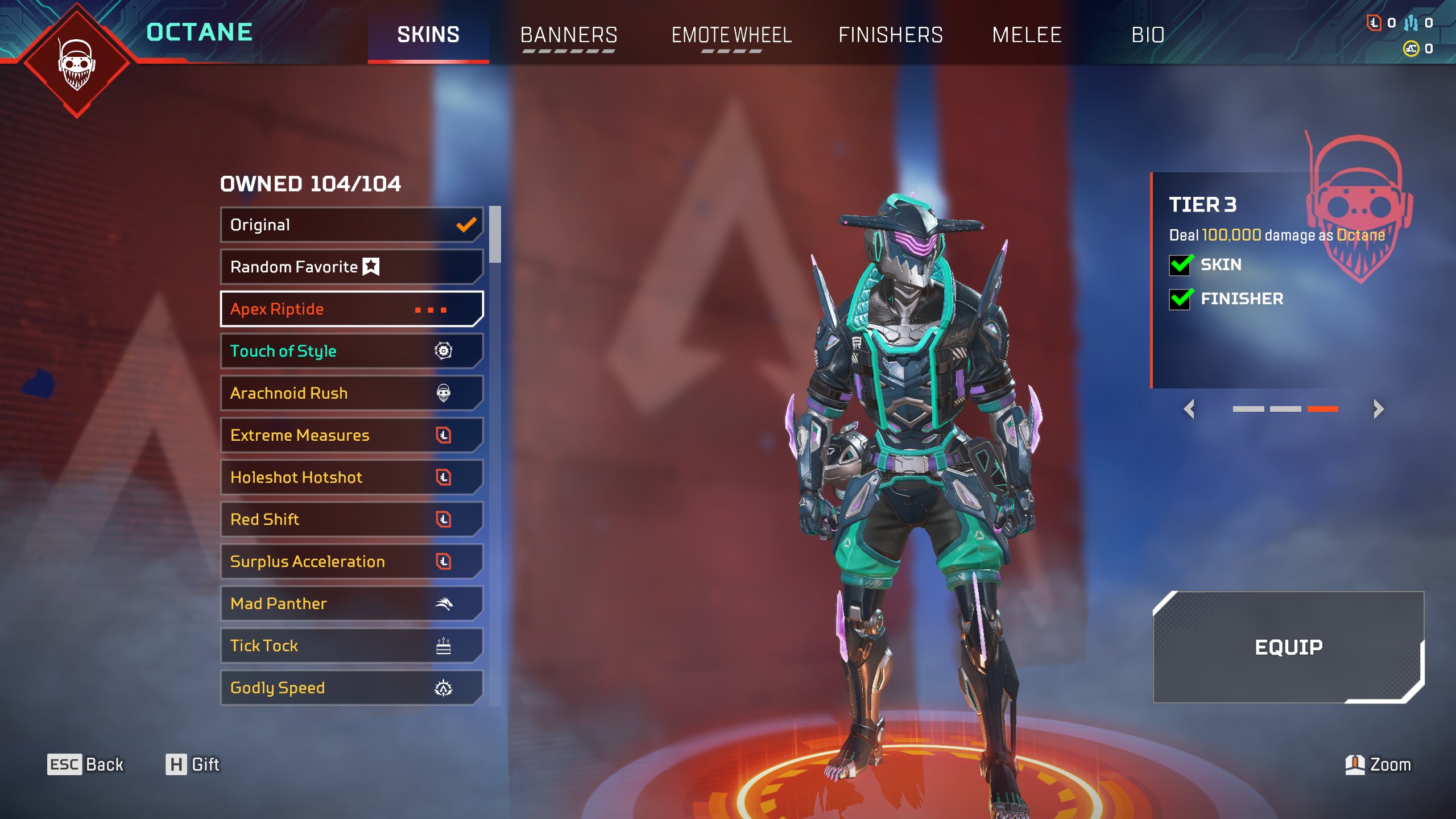 HYPERMYST on X: “Octane Mythic Skin In-game 👀 https://t.co 