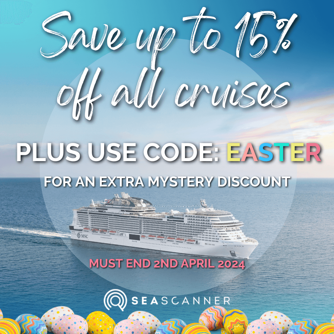 You'll find our cruise deals egg-tremely hard to beat! 🐣🐰🪺 Up to 15% off all cruises!😎 🐥🐥PLUS enter code EASTER at checkout to receive an egg-stra special mystery discount on your cruise!* - tinyurl.com/4v8ejyv5